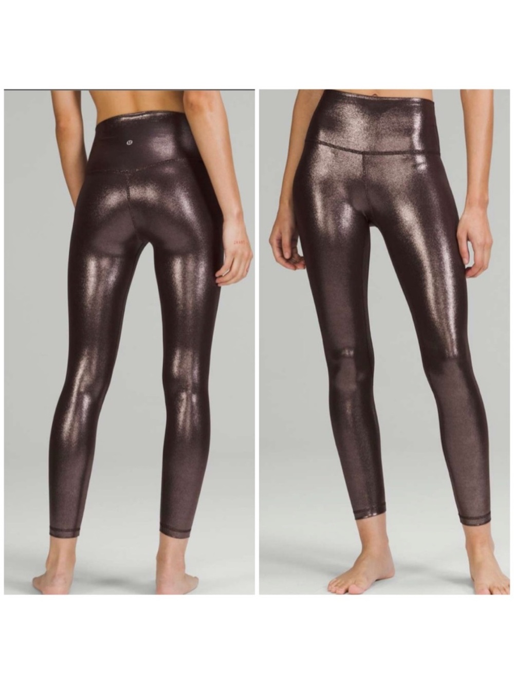 Lululemon align high rise leggings shine 8
